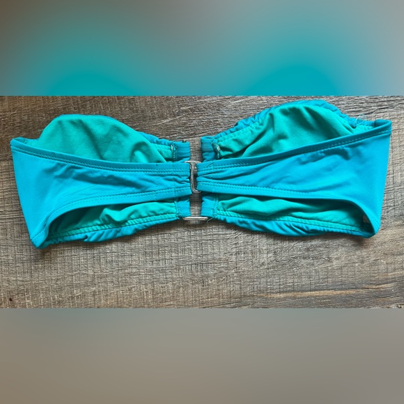 Mossimo Supply Co. Teal Bikini Set with bonus bottoms. Women’s Size Small. - Picture 5 of 16